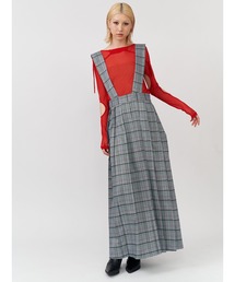 PAMEO POSE | 3way Pleated Skirt L-GRY(スカート)