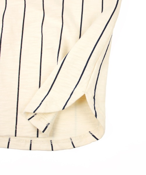 Universal Style Wear（ユニバーサルスタイルウェア）の「Universal Style Wear リンガー ヘンリー Tee（Tシャツ/カットソー・メンズ・スミクロ/マルチ/イエロー/ネイビー・LARGE/X-LARGE/MEDIUM）」の17枚目の写真