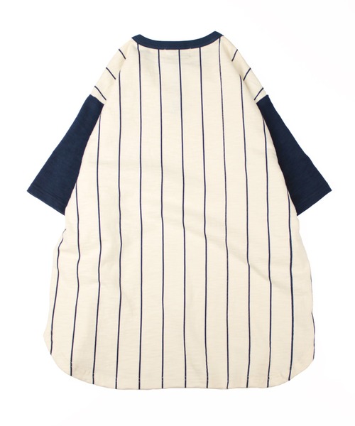 Universal Style Wear（ユニバーサルスタイルウェア）の「Universal Style Wear リンガー ヘンリー Tee（Tシャツ/カットソー・メンズ・スミクロ/マルチ/イエロー/ネイビー・LARGE/X-LARGE/MEDIUM）」の14枚目の写真