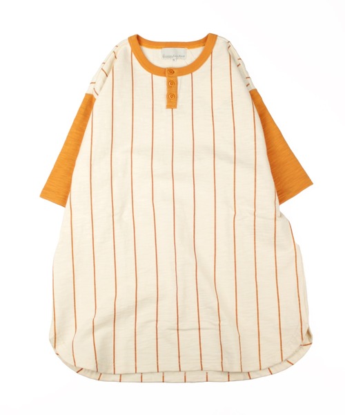 Universal Style Wear（ユニバーサルスタイルウェア）の「Universal Style Wear リンガー ヘンリー Tee（Tシャツ/カットソー・メンズ・スミクロ/マルチ/イエロー/ネイビー・LARGE/X-LARGE/MEDIUM）」の20枚目の写真