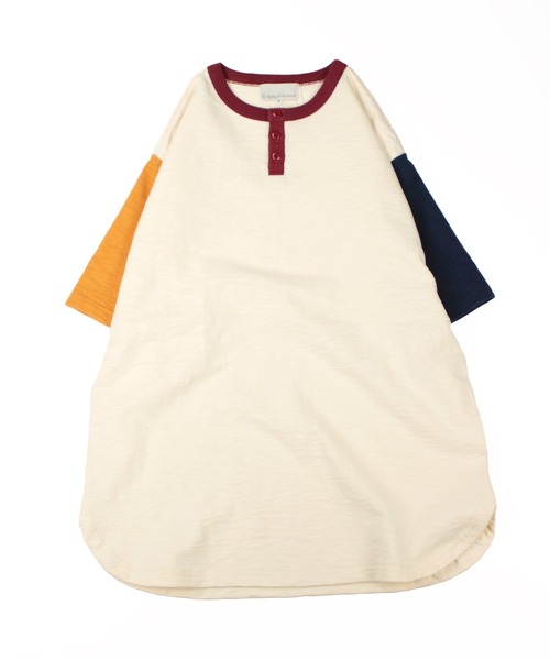 Universal Style Wear（ユニバーサルスタイルウェア）の「Universal Style Wear リンガー ヘンリー Tee（Tシャツ/カットソー・メンズ・スミクロ/マルチ/イエロー/ネイビー・LARGE/X-LARGE/MEDIUM）」の21枚目の写真