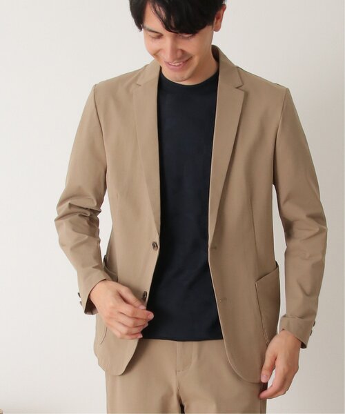 IKKA LOUNGE（イッカラウンジ）の「【セットアップ対応】イージーケア速乾鹿の子ジャケット（テーラードジャケット・メンズ・ベージュ/ネイビー・XL/L/S/M）」の7枚目の写真
