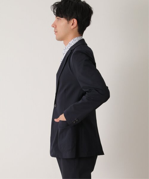 IKKA LOUNGE（イッカラウンジ）の「【セットアップ対応】イージーケア速乾鹿の子ジャケット（テーラードジャケット・メンズ・ベージュ/ネイビー・XL/L/S/M）」の6枚目の写真