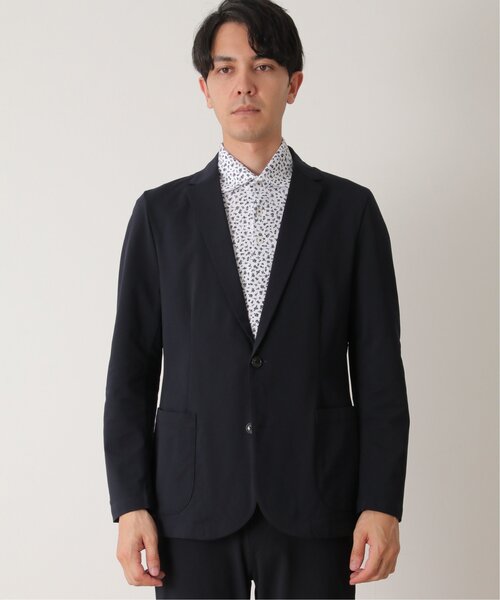 IKKA LOUNGE（イッカラウンジ）の「【セットアップ対応】イージーケア速乾鹿の子ジャケット（テーラードジャケット・メンズ・ベージュ/ネイビー・XL/L/S/M）」の9枚目の写真