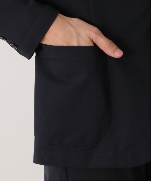 IKKA LOUNGE（イッカラウンジ）の「【セットアップ対応】イージーケア速乾鹿の子ジャケット（テーラードジャケット・メンズ・ベージュ/ネイビー・XL/L/S/M）」の14枚目の写真