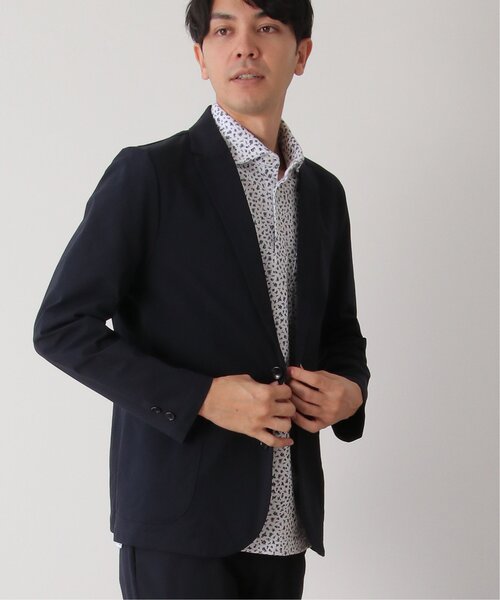 IKKA LOUNGE（イッカラウンジ）の「【セットアップ対応】イージーケア速乾鹿の子ジャケット（テーラードジャケット・メンズ・ベージュ/ネイビー・XL/L/S/M）」の21枚目の写真