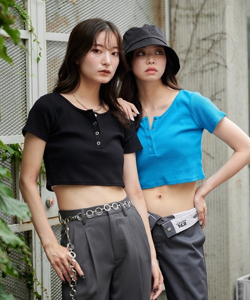 トップス YANYAN ROMY MICROSTRIPE MINI DORESS トップス レディース 春夏[品番：KH000008676]｜VIVID LADY（ビビッド
