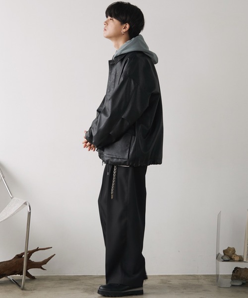 ARTIFICIAL GRAIN MILITARY BLOUSON（ブルゾン）｜WYM LIDNM