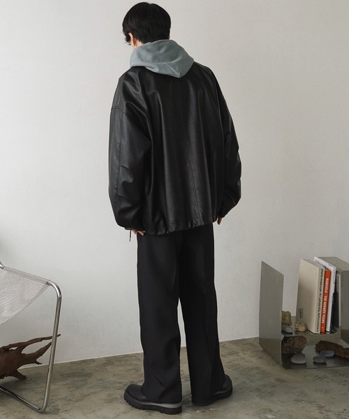 ARTIFICIAL GRAIN MILITARY BLOUSON（ブルゾン）｜WYM LIDNM