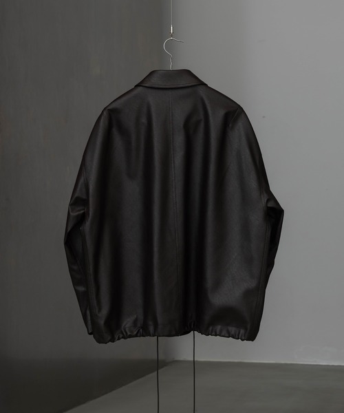 【WYM】ARTIFICIAL GRAIN MILITARY BLOUSON ARTIFICIAL GRAIN FLIGHT BLOUSON（ブルゾン）｜WYM LIDNM