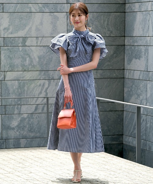 AND COUTURE（アンドクチュール）の「ギンガムチェックボウタ