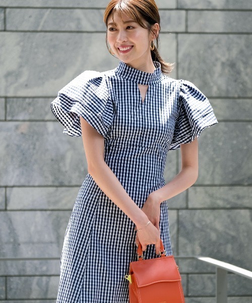 AND COUTURE（アンドクチュール）の「ギンガムチェックボウタ