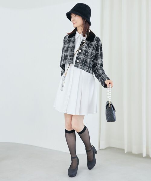 MAJESTIC LEGON（マジェスティックレゴン）の「【WEB限定XLサイズあり】ふかふかクッションパンプス（パンプス・レディース・グレイッシュベージュ/ブラウン/ブラック/ブラック系その他2・MEDIUM/X-LARGE/LARGE/SMALL）」の5枚目の写真