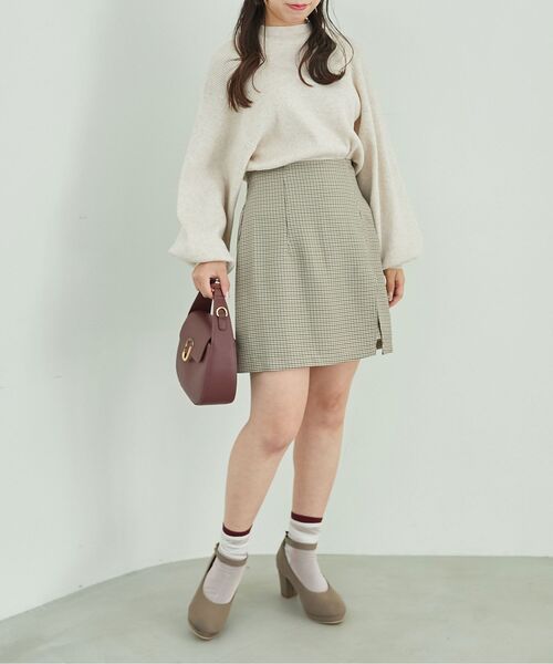 MAJESTIC LEGON（マジェスティックレゴン）の「【WEB限定XLサイズあり】ふかふかクッションパンプス（パンプス・レディース・グレイッシュベージュ/ブラウン/ブラック/ブラック系その他2・MEDIUM/X-LARGE/LARGE/SMALL）」の14枚目の写真