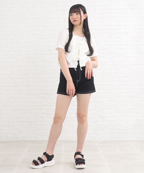 PINK-latte（ピンクラテ）の「◇ヒップロゴショートパンツ（その他