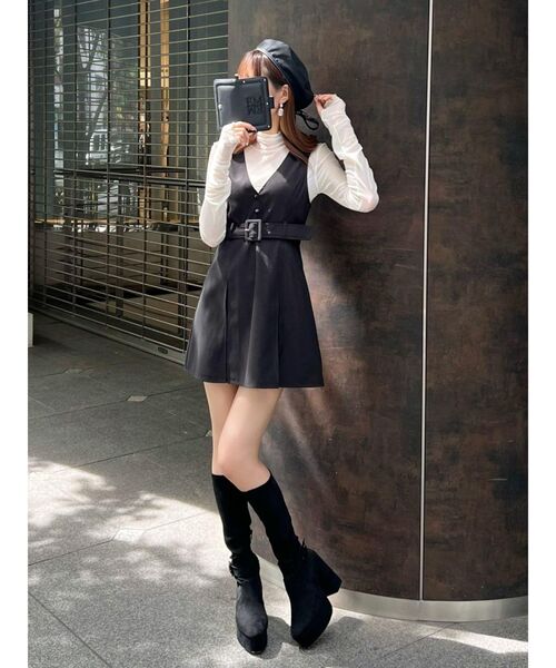 EATME（イートミー）の「シースルーメッシュTOP（Tシャツ/カットソー・レディース・ブラック/オフホワイト・FREE）」の3枚目の写真