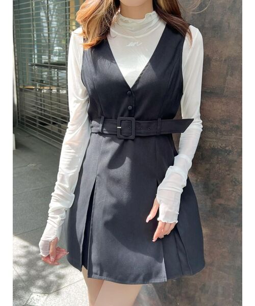 EATME（イートミー）の「シースルーメッシュTOP（Tシャツ/カットソー・レディース・ブラック/オフホワイト・FREE）」の9枚目の写真