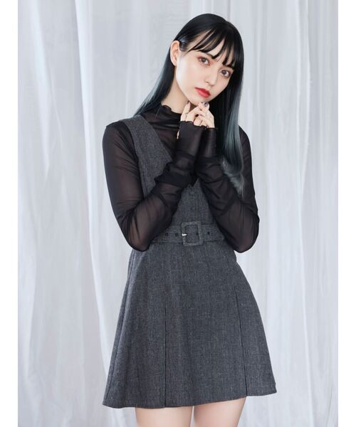 EATME（イートミー）の「シースルーメッシュTOP（Tシャツ/カットソー・レディース・ブラック/オフホワイト・FREE）」の17枚目の写真