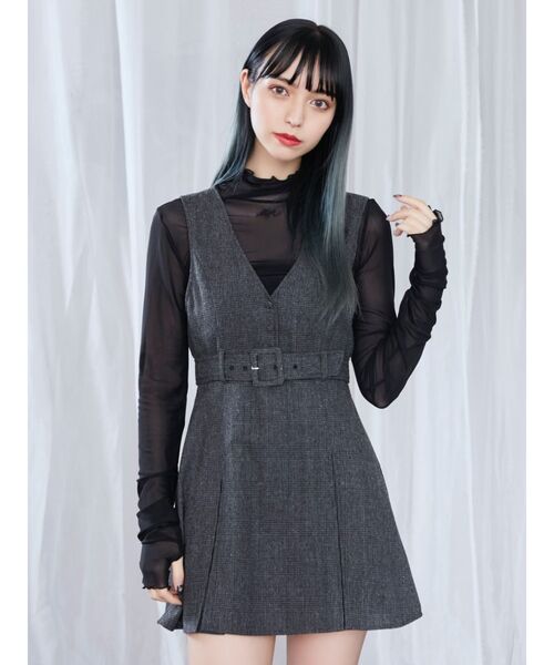 EATME（イートミー）の「シースルーメッシュTOP（Tシャツ/カットソー・レディース・ブラック/オフホワイト・FREE）」の18枚目の写真