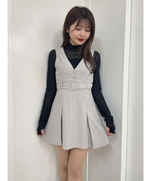 EATME（イートミー）の「シースルーメッシュTOP（Tシャツ/カットソー・レディース・ブラック/オフホワイト・FREE）」の21枚目の写真