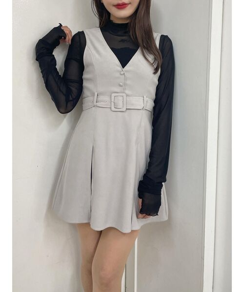 EATME（イートミー）の「シースルーメッシュTOP（Tシャツ/カットソー・レディース・ブラック/オフホワイト・FREE）」の22枚目の写真