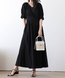 AMELY（エミリー）の「リネン混フレアワンピース（ワンピース）」