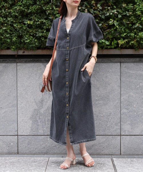model：162cm 着用サイズ：F(M相当)
