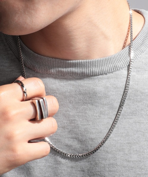 SETUP7（セットアップセブン）の「【SETUP7】stainless necklace ステンレスチェーンネックレス SSS（ネックレス・メンズ・シルバー・FREE）」の6枚目の写真