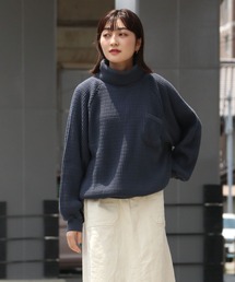 KRIFF MAYER Lady's Collection | ヘビーワッフルタートルクルー(ニット/セーター)