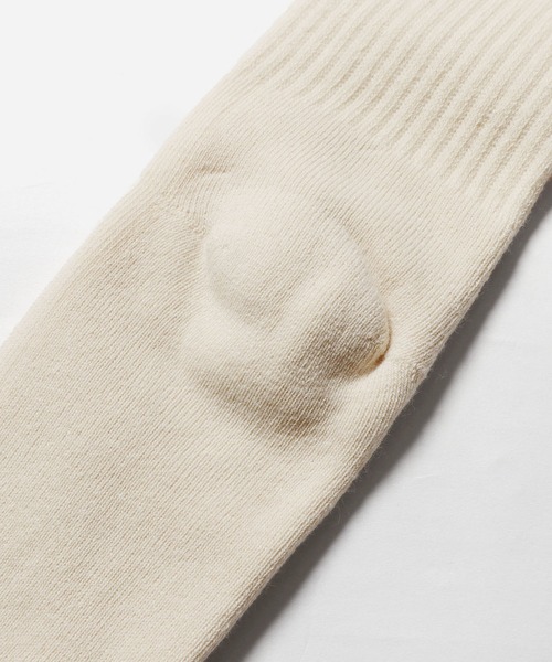 HUF（ハフ）の「HUF/ハフ GREEN BUDDY EMB SOCK 靴下（ソックス/靴下・メンズ・クリーム/ライトパープル・FREE）」の5枚目の写真