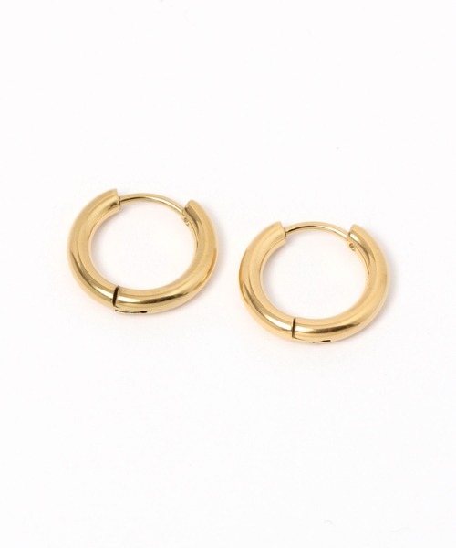 LAKOLE（ラコレ）の「ステンレスミニフープワンタッチピアス / 963270（ピアス（両耳用）・レディース・その他1/その他2・FREE）」の2枚目の写真