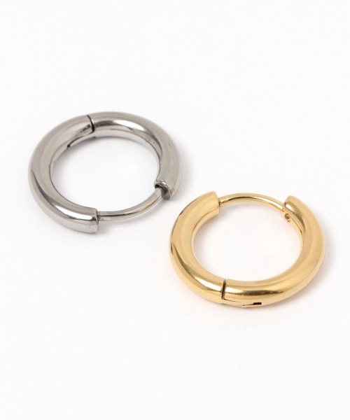 LAKOLE（ラコレ）の「ステンレスミニフープワンタッチピアス / 963270（ピアス（両耳用）・レディース・その他1/その他2・FREE）」の3枚目の写真