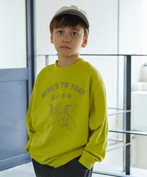 PAIRMANON STREET | 【PAIRMANON STREET】裏毛 ビッグシルエット プリント トレーナー(スウェット)