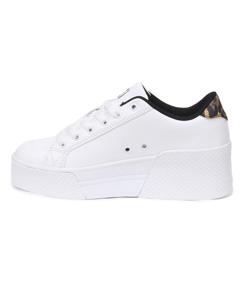 DC SHOES（ディーシーシューズ）の「Ws CHELSEA LITE WEDG/ワントーンブランドロゴボリュームソールスニーカー（スニーカー・レディース・キナリ/ブラック/ホワイト・23cm/24.5cm/24cm/23.5cm/25cm）」の8枚目の写真