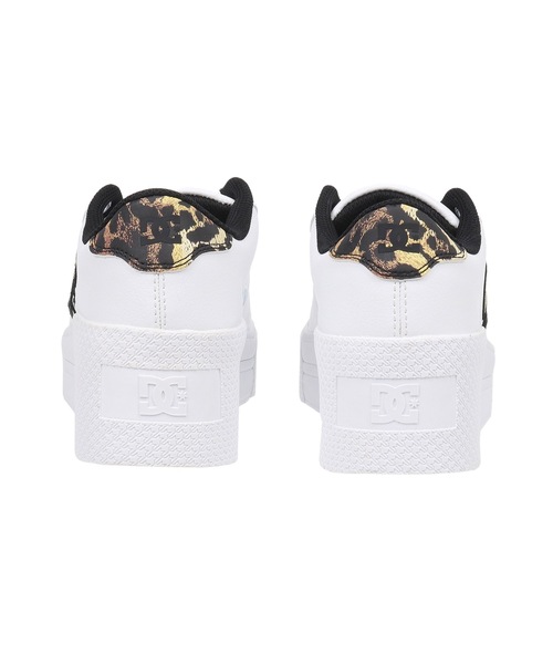 DC SHOES（ディーシーシューズ）の「Ws CHELSEA LITE WEDG/ワントーンブランドロゴボリュームソールスニーカー（スニーカー・レディース・キナリ/ブラック/ホワイト・23cm/24.5cm/24cm/23.5cm/25cm）」の9枚目の写真