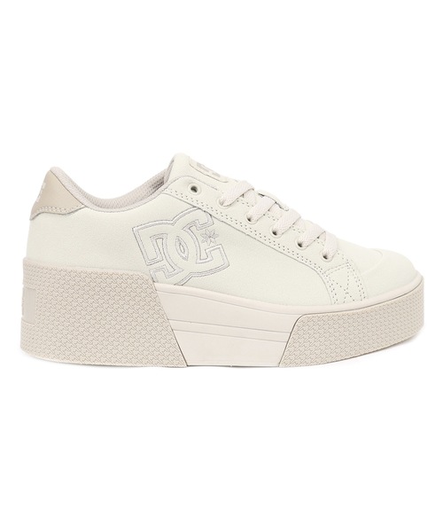 DC SHOES（ディーシーシューズ）の「Ws CHELSEA LITE WEDG/ワントーンブランドロゴボリュームソールスニーカー（スニーカー・レディース・キナリ/ブラック/ホワイト・23cm/24.5cm/24cm/23.5cm/25cm）」の10枚目の写真