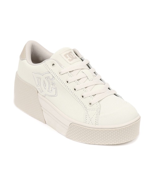 DC SHOES（ディーシーシューズ）の「Ws CHELSEA LITE WEDG/ワントーンブランドロゴボリュームソールスニーカー（スニーカー・レディース・キナリ/ブラック/ホワイト・23cm/24.5cm/24cm/23.5cm/25cm）」の13枚目の写真