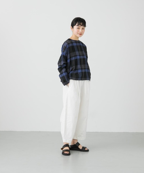 かぐれ（カグレ）の「エアリーチェック2WAYカーディガン