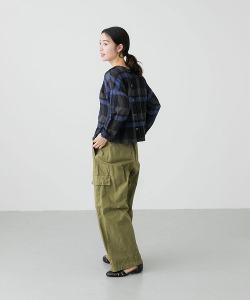 かぐれ（カグレ）の「エアリーチェック2WAYカーディガン