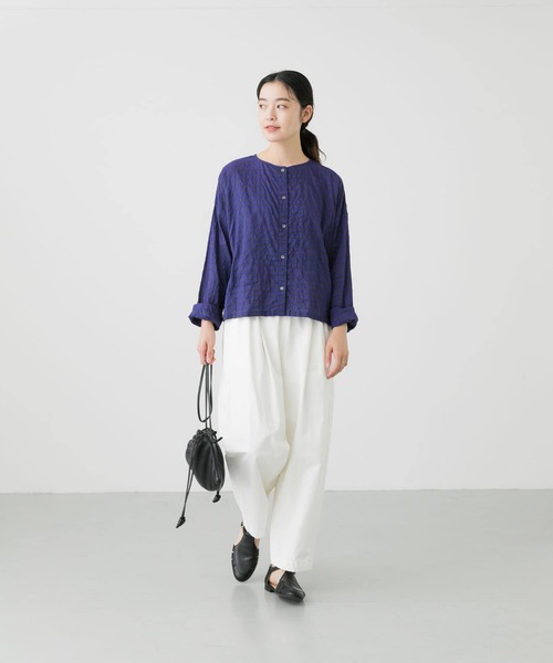 かぐれ（カグレ）の「エアリーチェック2WAYカーディガン（カーディガン/ボレロ・レディース・ブルー系その他/ブラック系その他・FREE）」の13枚目の写真