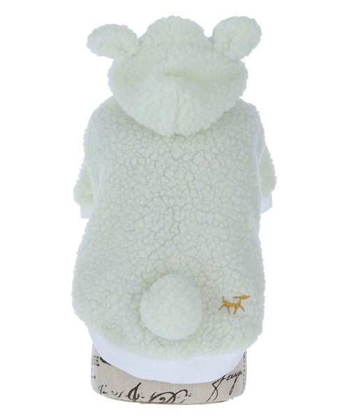 ROPE' PICNIC（ロペピクニック）の「ROPE' PICNIC/耳付きボアフーディー（ペットウェア・レディース・ブラウン/ブラック/ホワイト・L/M/2M/2L/XS/2XS/S）」の12枚目の写真