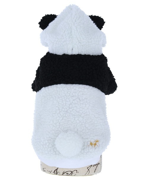 ROPE' PICNIC（ロペピクニック）の「ROPE' PICNIC/耳付きボアフーディー（ペットウェア・レディース・ブラウン/ブラック/ホワイト・L/M/2M/2L/XS/2XS/S）」の9枚目の写真