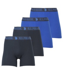 U.S. POLO ASSN. | U.S.POLO ASSN ユーエスポロアッスン 4PK ULTRA SOFT JERSEY BB メンズ ボクサーパンツ(ボクサーパンツ)