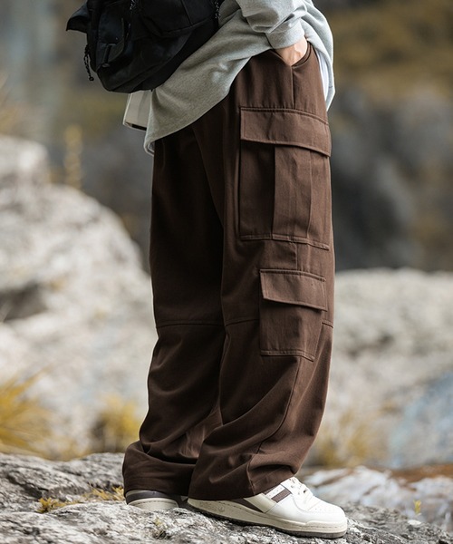 for some one 切替　カーゴパンツ　ジョガーパンツ　レザー　48 for some one 切替 カーゴパンツ ジョガーパンツ レザー 48