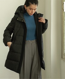 OPAQUE.CLIP | ≪ミュラーダウン≫ 撥水フードミドル丈コート【洗濯機洗い可/抗菌加工/撥水加工/リサイクル素材】(ダウンジャケット/コート)