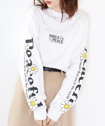 SMILEY FACE 別注 ワイドロングTシャツ