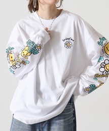 SMILEY FACE 別注 ワイドロングTシャツ
