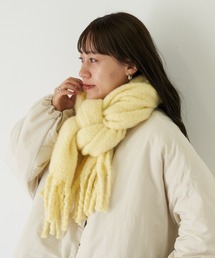 静電気防止バルキーフリンジストール