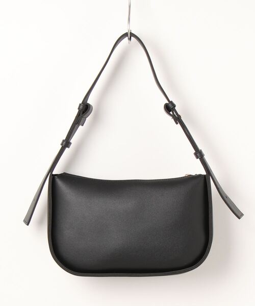 Thevon（ゼボン）の「ムーン合皮ショルダーバッグ（ショルダーバッグ・レディース・ブラック/ブラウン/ベージュ・FREE）」の4枚目の写真