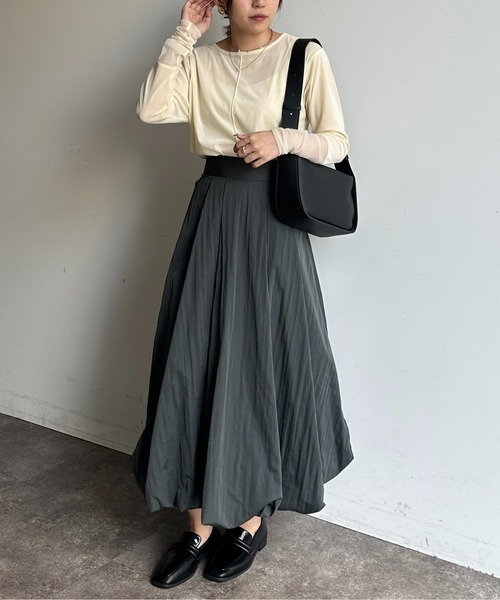 Thevon（ゼボン）の「ムーン合皮ショルダーバッグ（ショルダーバッグ・レディース・ブラック/ブラウン/ベージュ・FREE）」の9枚目の写真